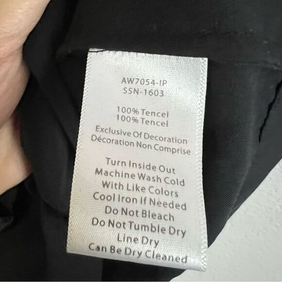 ATM Belted Shirt Dress in Black ANTHONY THOMAS MELILLO Size XS - Picture 6 of 9